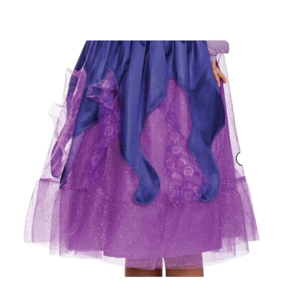 Disney Little Mermaid URSULA KIDS DRESS Halloween Costume - Size 7-8 Medium - Picture 5 of 5
